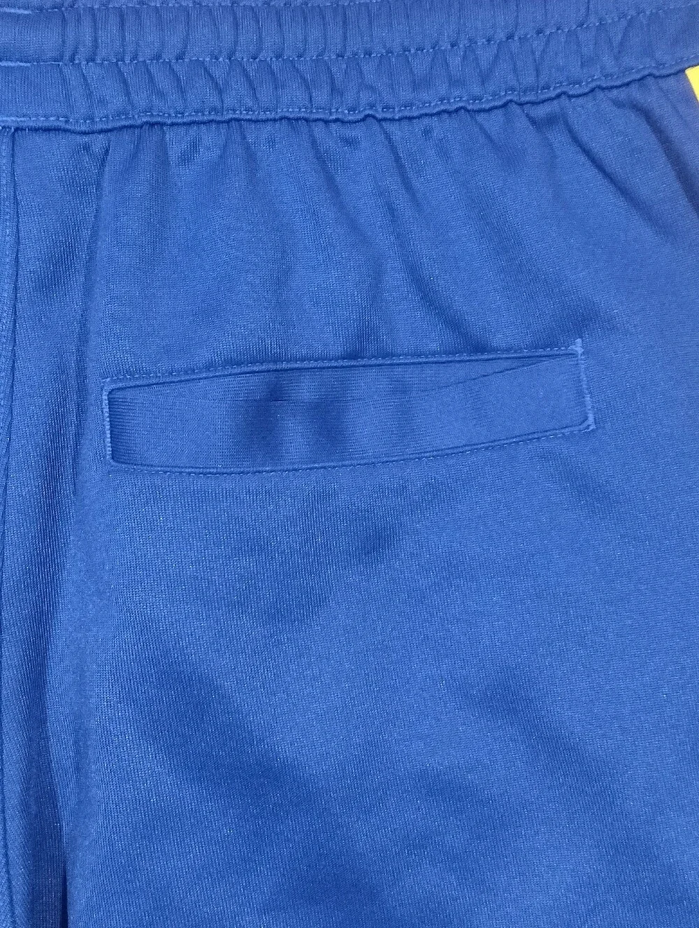 Adidas Superfire Track Pants Unisex Size Small Blue Yellow Athleisure Casual NWT